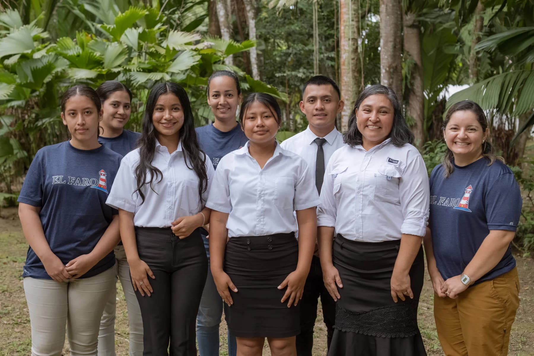 Graduates and educators gather at El Faro.